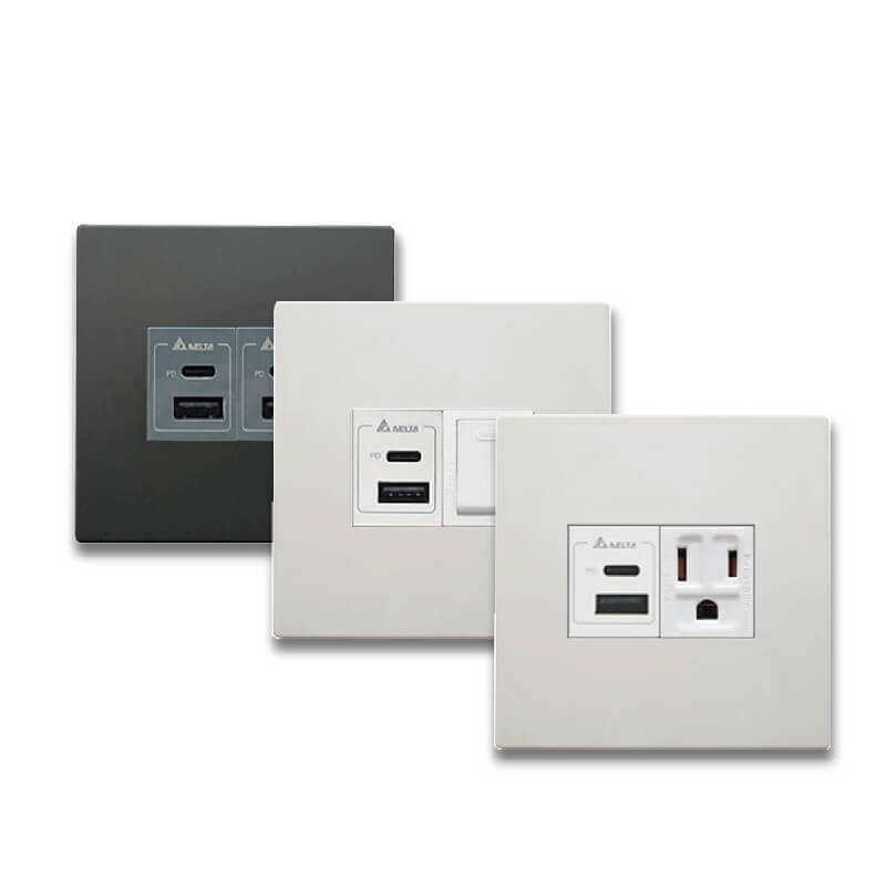 樹榮台達電 20W+86型歐規蓋板