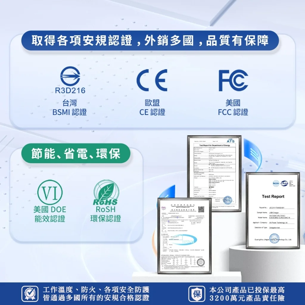 USB插座-易智LED 50W雙C 木紋面板:圖片 7